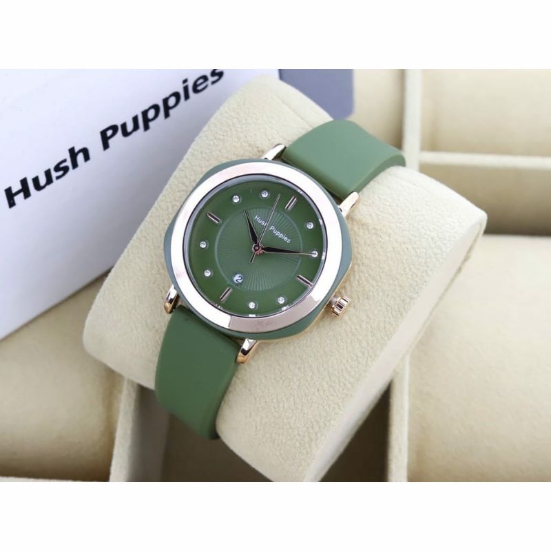 Jam Tangan Wanita Hush Puppies Tanggal Aktif Kesukaan Favorit