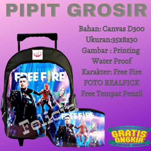 Tas Troly Karakter Marvel Free Tempat Pensil Printing