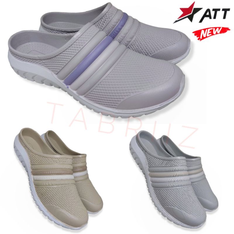 Sandal Wanita ATT Sandal Slop Sendal wanita Full karet - Model Trendi