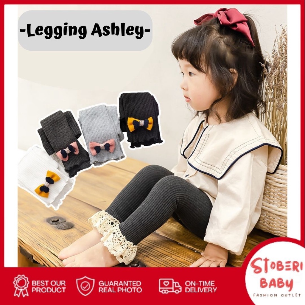 PUNCAK 3.3 stoberi baby -Legging Ashley Bayi Perempuan / Legging Anak / Kaos Kaki Panjang Bayi 305