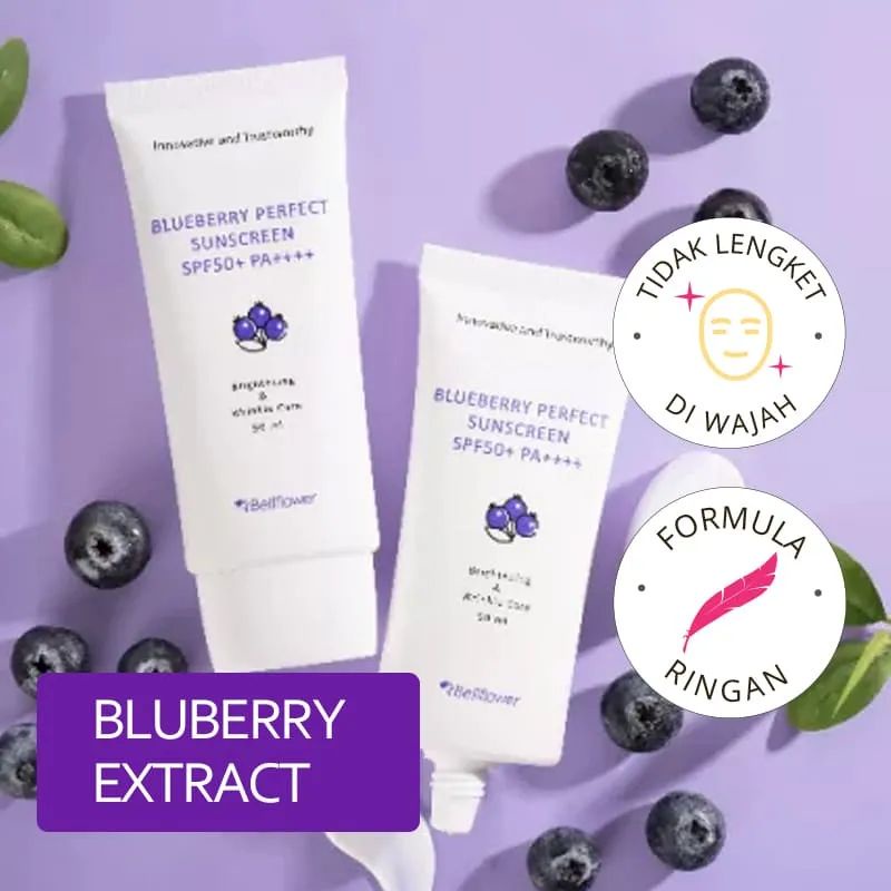 Bellflower blueberry perfect sunscreen spf 50 PA++++