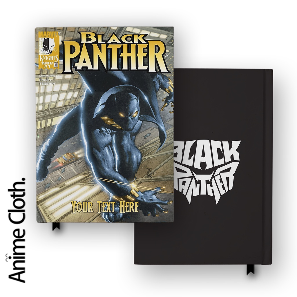 

Buku Catatan Notebook Black Panther 4 Custom Nama Agenda Jurnal Diary Hardcover A5 A6