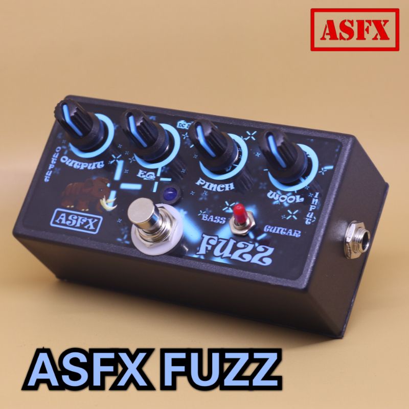 Efek fuzz untuk bass / gitar ASFX AS Effect murah berkarakter suara zvex wooly mammoth guitar pedal