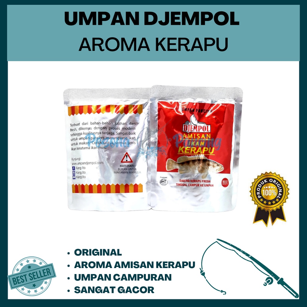 UMPAN DJEMPOL PELANGI AMISAN KERAPU