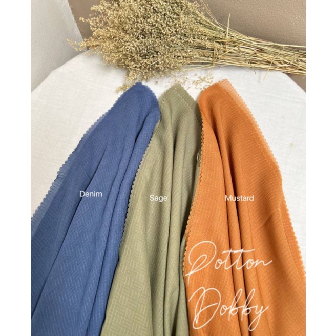Hijab Segiempat Potton Dobby