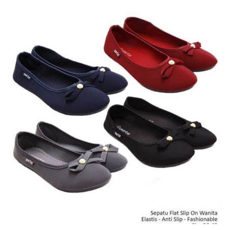 sepatu porto flatshoes/sepatu wanita