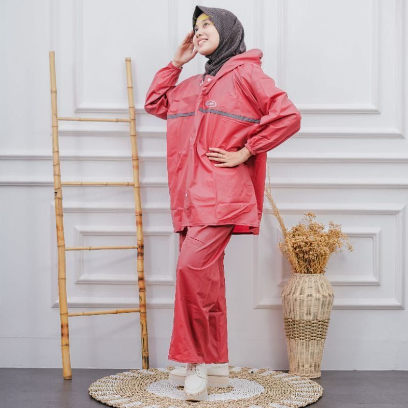 JAS hujan RAINcoat PVC 0.25 Anti rembes by senwil