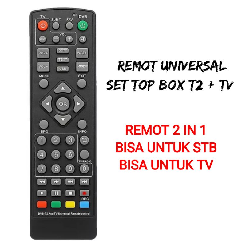 REMOT STB UNIVERSAL + TV