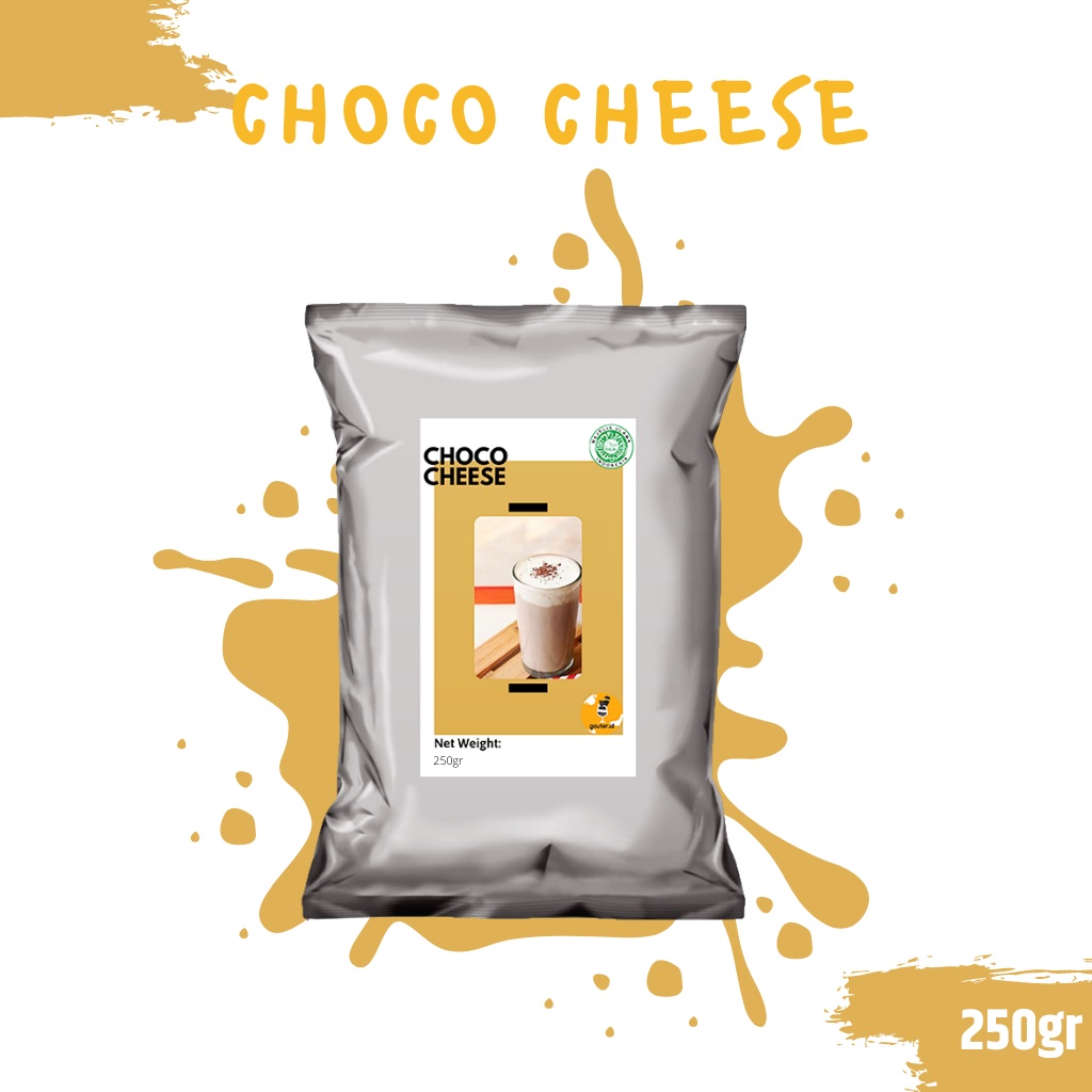 

BUBUK MINUMAN RASA CHOCO CHEESE 250GR / SERBUK MINUMAN ANEKA RASA / BUBUK MINUMAN KEKINIAN / MINUMAN INSTAN / BOBA DRINKS