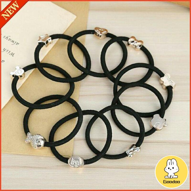 1PC Ikat Rambut Karet Wanita Korea Karakter Kuncir Rambut Gelang S -Doo