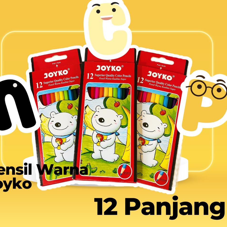 

Id3j3Ix--Pensil Warna Joyko 12 Panjang