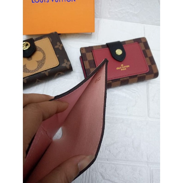 Dompet Lipat Mini Wallet Wanita Free Box