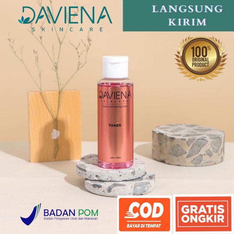 Daviena Skincare | Toner Glowing Series Daviena | Perawatan Wajah Glowing | Kosmetik Davina | Whitening