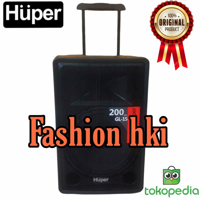 Speaker Portable Huper Gl15 Gl 15 Huper Gl15 Portable Huper Gl15 New Murah Promo