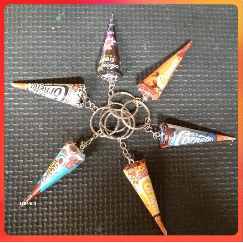 [MDP] GANTUNGAN KUNCI DAN TEMPELAN KULKAS MINIATUR ICE CREAM GANCI ES KRIM LUCU UNIK