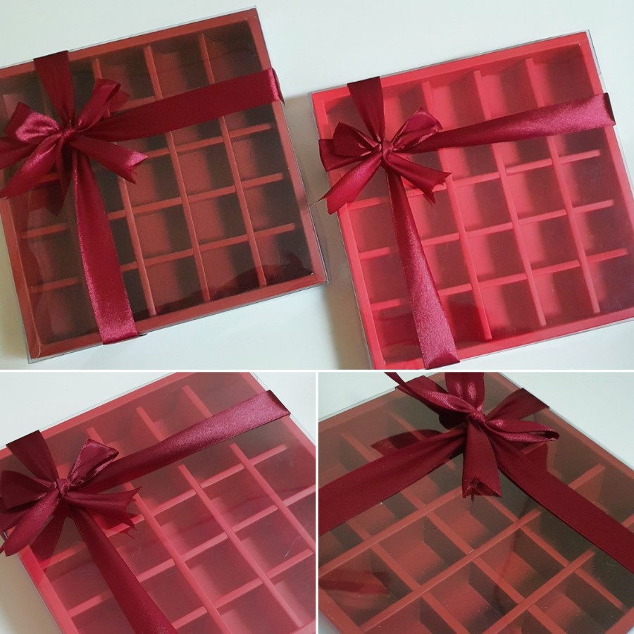 5 Pcs Kardus Nastar Bulat Mika Polos Dus Brownies Mini Box Coklat Sekat 25 Packaging Kotak Cake Size