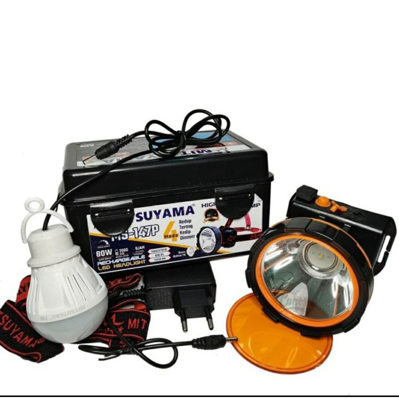 Senter Kepala 50 Watt Led Putih Mitsuyama MS-147P