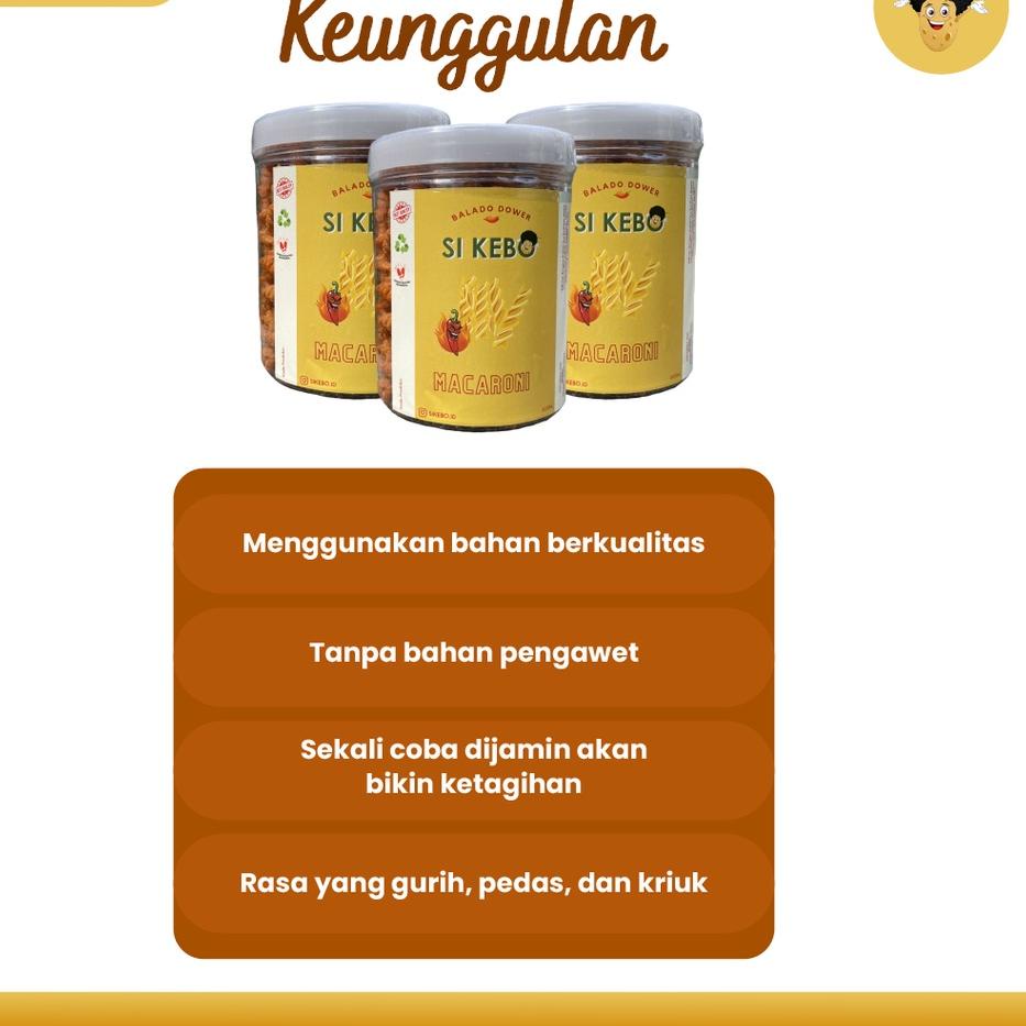 

Ayo Beli ✹ Macaroni Pedas Balado Dower Snack Cemilan Makanan Ringan Enak Dan Gurih Jajanan Murah By Sikebo Official,,,