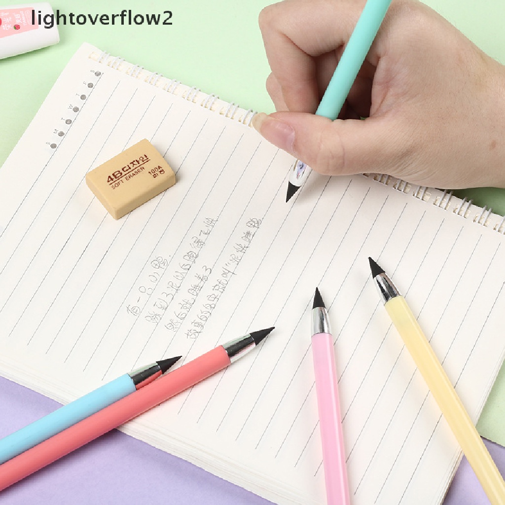 (lightoverflow2) Pensil Eternal Warna Hitam Bisa Dihapus (ID)