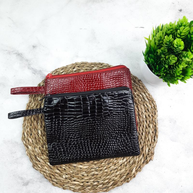 WMS DS 04 DOMPET SOUVENIR CROCO GLOSSY PREMIUM