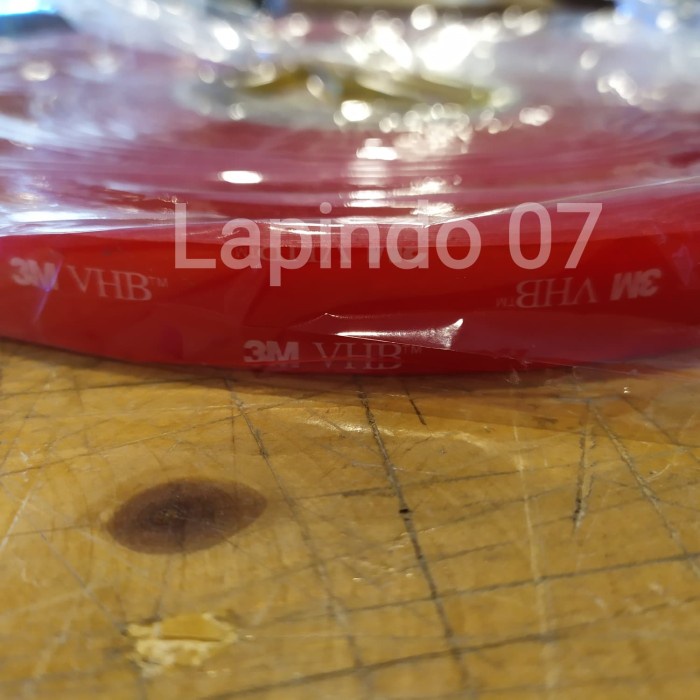 

Double Tape 3M Vhb Double Tape Bening/Transfaran Tape Size 15 Mm X 33 Mtr