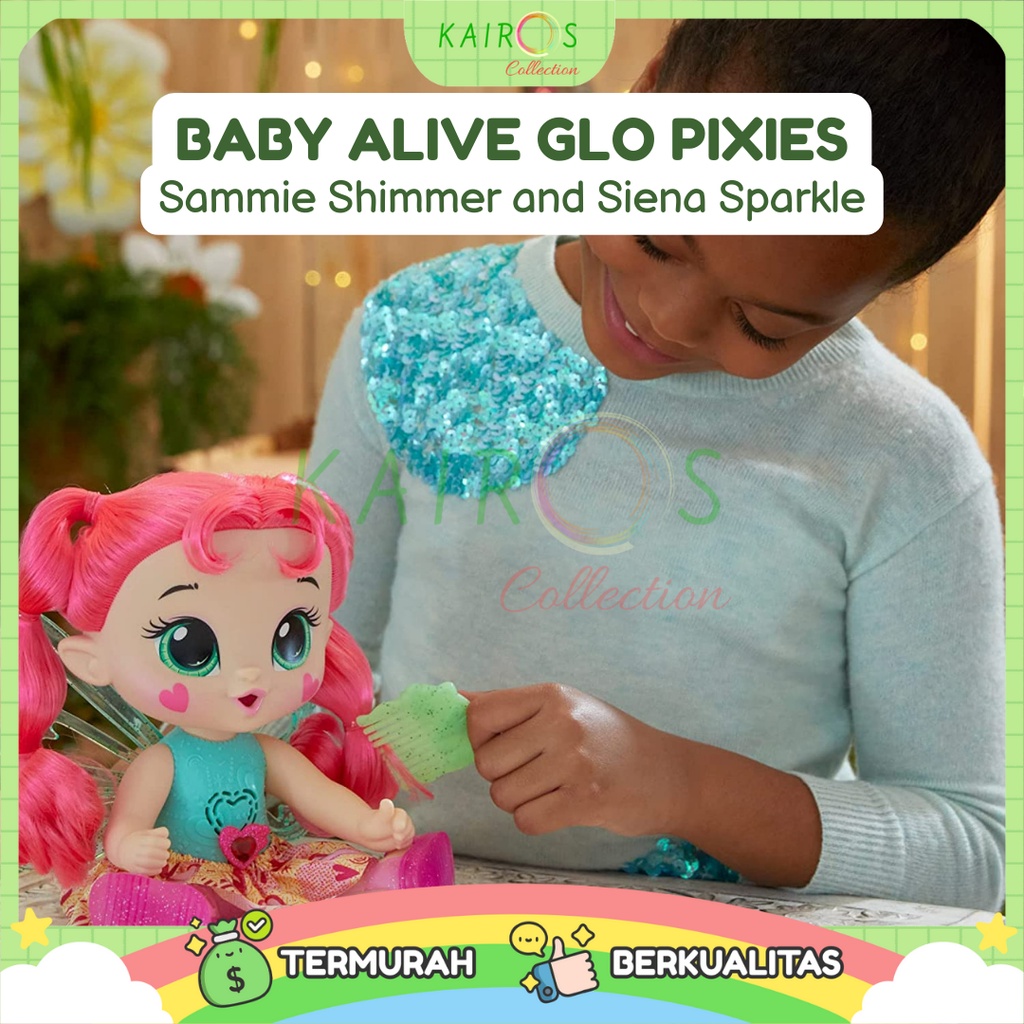 Baby Alive Glo Pixies Doll Siena Sparkle