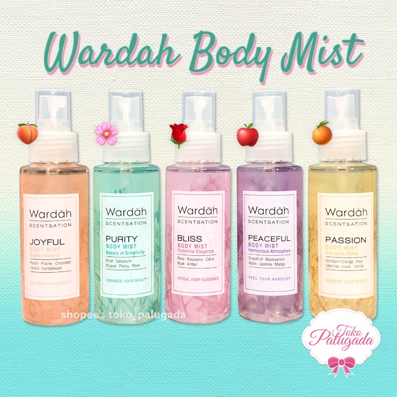 [BISA COD] Wardah Scentsation Body Mist - Body Mist Wardah - Wardah Body mist - Parfum Wardah