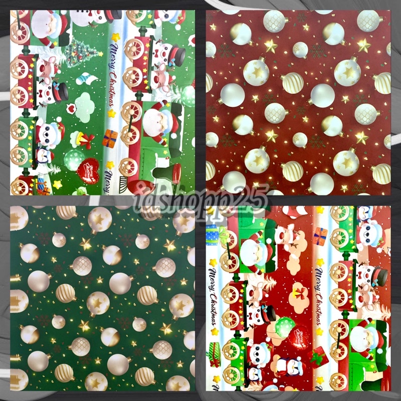

KERTAS KADO SANSAN WAWA NATAL MERRY CHIRSMESH 1 LEMBAR