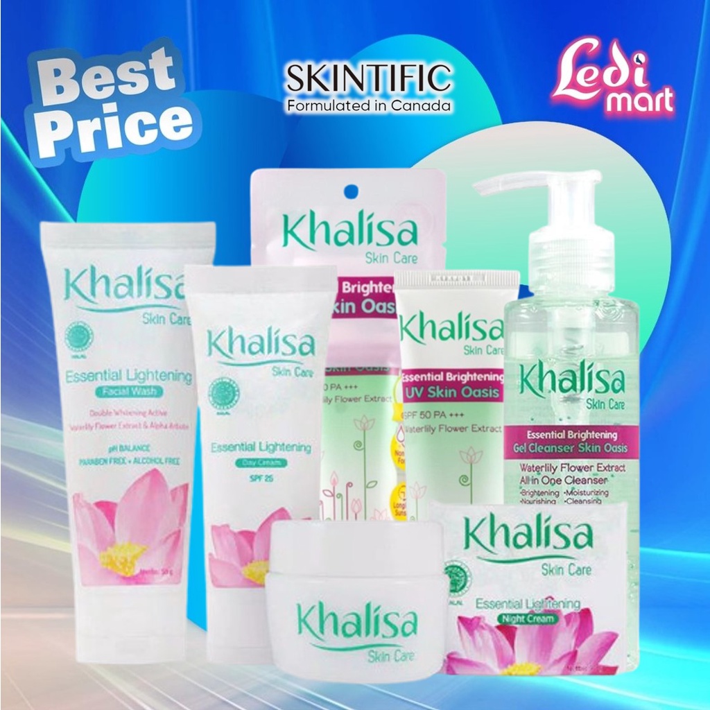 ORIGINAL Khalisa Essential Brightening Gel Cleanser Skin Oasis 135gr / Face Wash / Facial Wash / Sabun Cuci Muka / Pembersih Wajah / Sabun Wajah / LEDI MART
