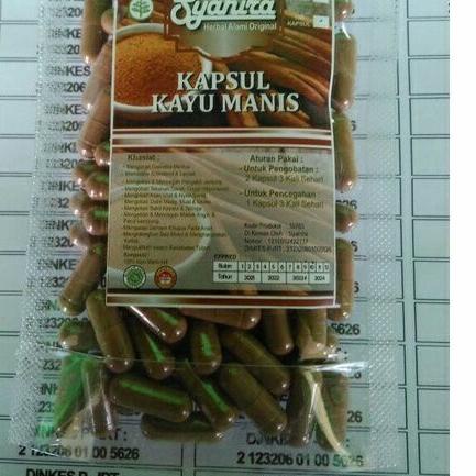 

Flash Sale kapsul kayu manis isi 100 kapsul