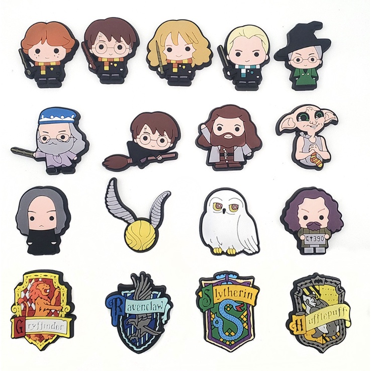 Charms Pin Sandal Cowok Crocs Edisi Harry Potter DD-16