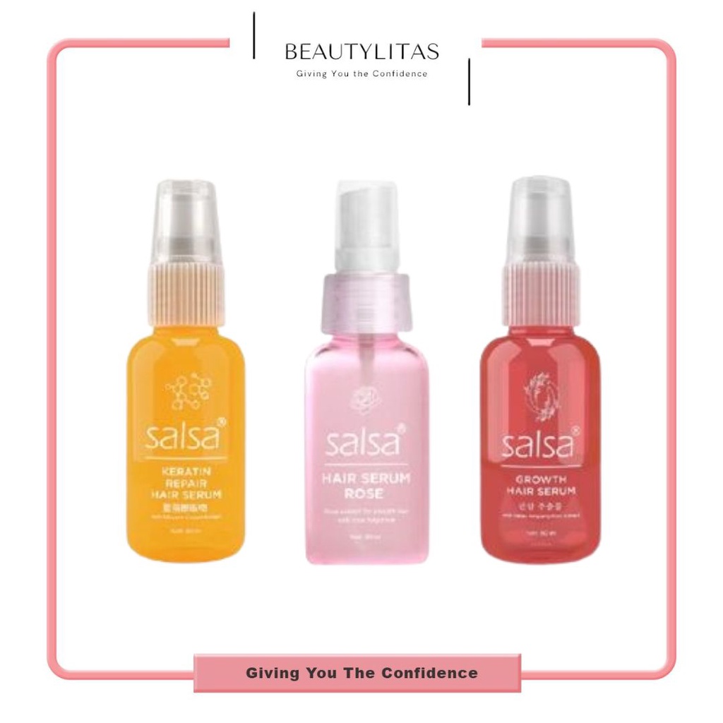 SALSA Hair Serum Spray Perawatan Rambut Keratin &amp; Growth Treatment