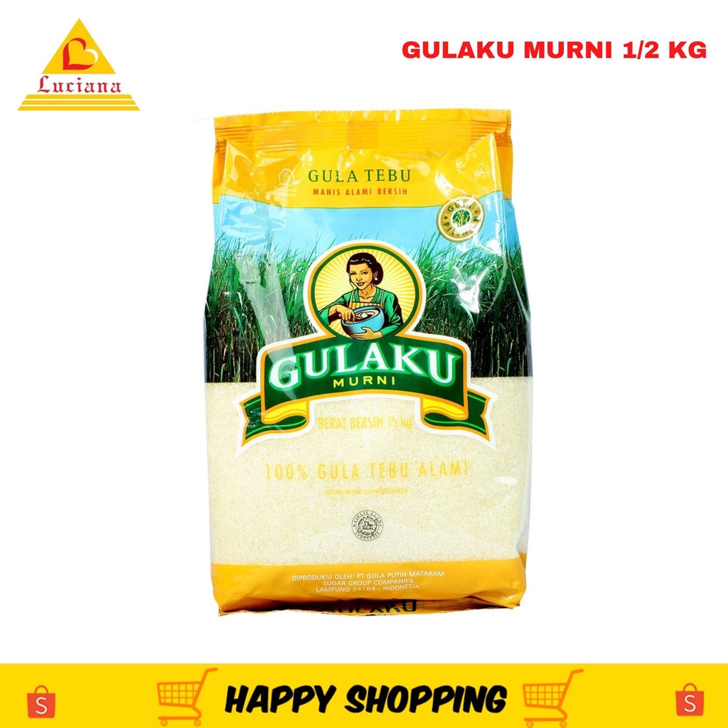 

Gulaku Murni Kuning Gula Tebu 1kg