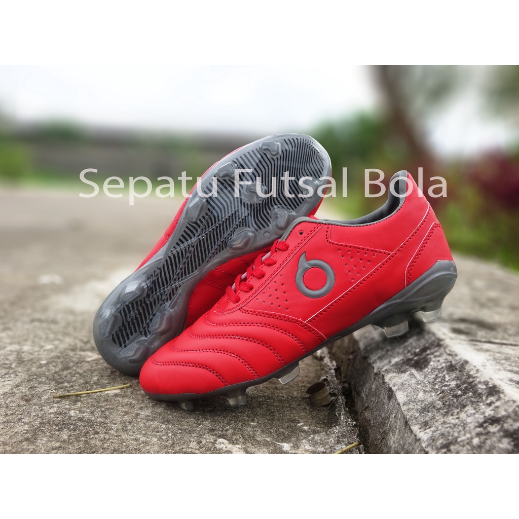 sepatu bola ourtuseight Forte savage in catalyst merah komponen terbaik termurah football