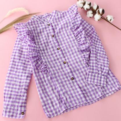 UNA TOP KEMEJA WANITA BAJU KOREAN STYLE MUSLIM KATUN  [CKG.18Oc22ᴶ]