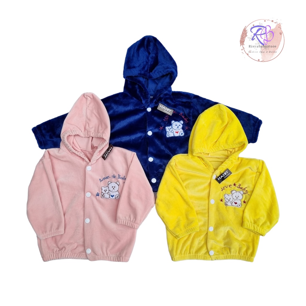 Jaket bayi Bulu Murah 3-24 bulan