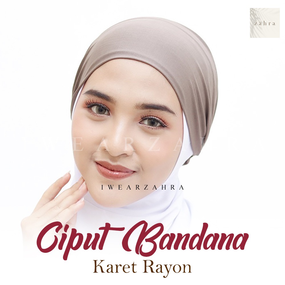 CIPUT BANDANA KAOS - Inner Hijab Bahan Anti Pusing Daleman Kerudung Jilbab Pashmina Bawal Ninja Nyaman Murah Aksesoris Fashion Muslim