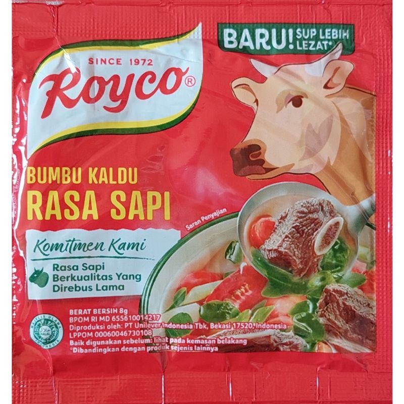 

Royco Sachet Rasa Sapi 8gr