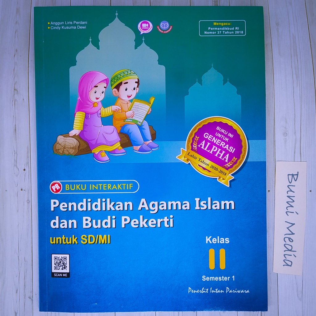 Buku LKS PR Interaktif PAI Pendidikan Agama Islam SD MI kelas 2 Semester 1 Generasi Alpha Intan Pariwara 2022 2023