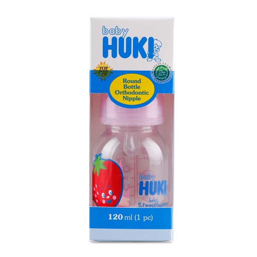 Botol Susu Super Deluxe Orthodontic Nipple Huki Kartun 120ml