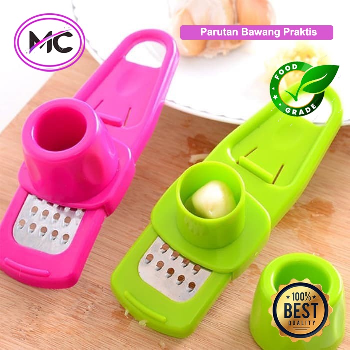 Parutan Serutan Mini Alat Penghalus Bawang Jahe Garlic Grater Grinder Magic Shredder Dapur Alat Potong Perajang Penghalus Keju Garlic