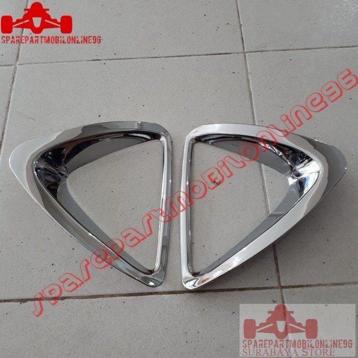Cover Garnish Ring Fog Lamp Toyota Agya 2014 Platinum Chrome JSL