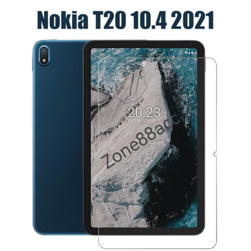 Antigores Tempered glass Nokia T20 2021 10.4 inch Screen Guard protector TG Bening kaca Transparan Pelindung Layar tablet tab