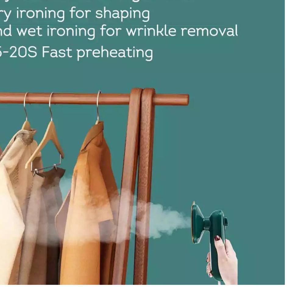 10.10 BIG SALE FASION Setrika Uap Elektrik Mesin Setrika Kering Basah 2 in 1 Steamer Mini Portable S