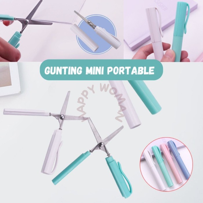 

Gaya Gunting Kertas Portable Scissors Gunting Mini Gunting Saku Serbaguna Diskon