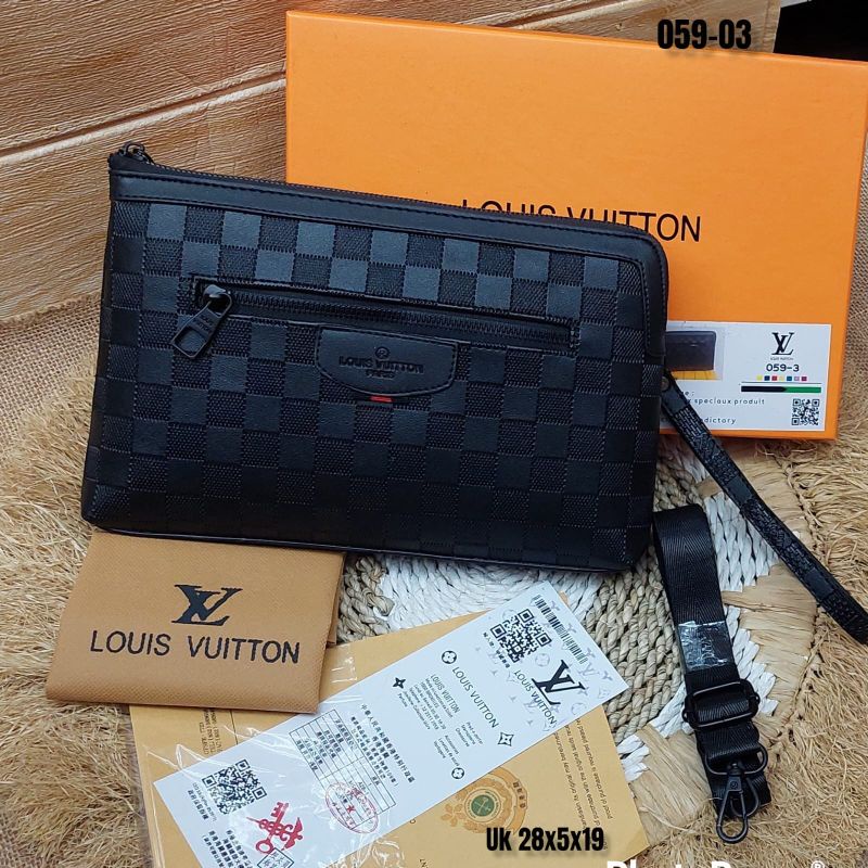 Tas Slempang Atau Cluth Pria Wanita Kode 059 Handbag Import Free Box
