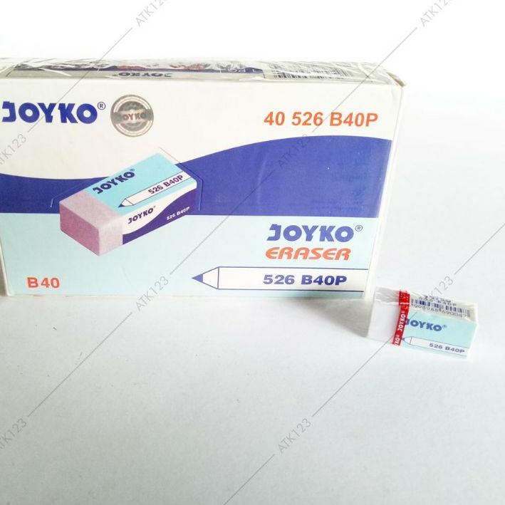 

Trendy Penghapus Pencil Joyko putih 526 b40 p tertera 1 pack isi 40 ~