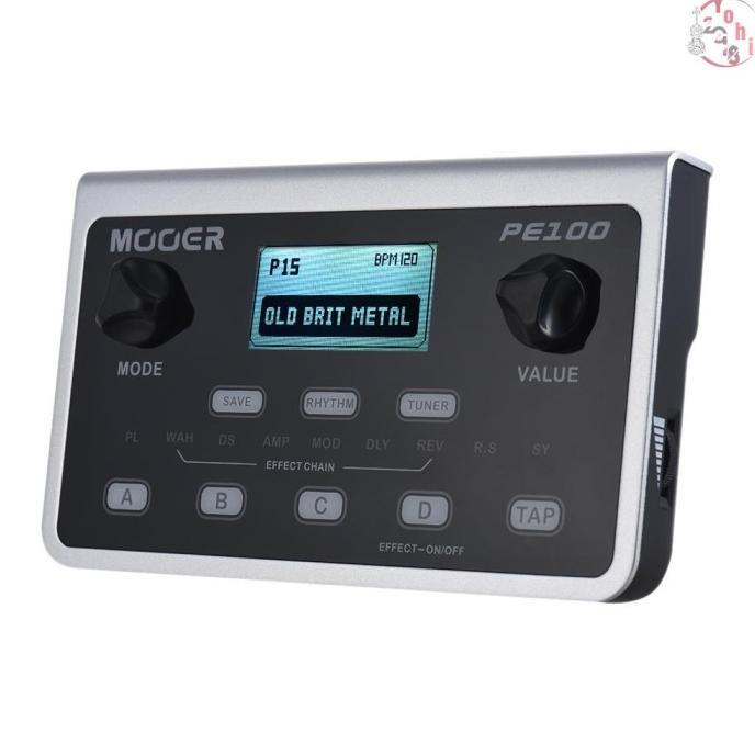 Mooer Pe100 Portable Multi-Effects Processor Guitar Effect Pedal 39