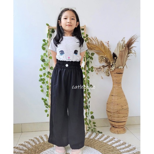 KULOT BUTON CRINKLE AIR FLOW/KULOT HIGHWAIST