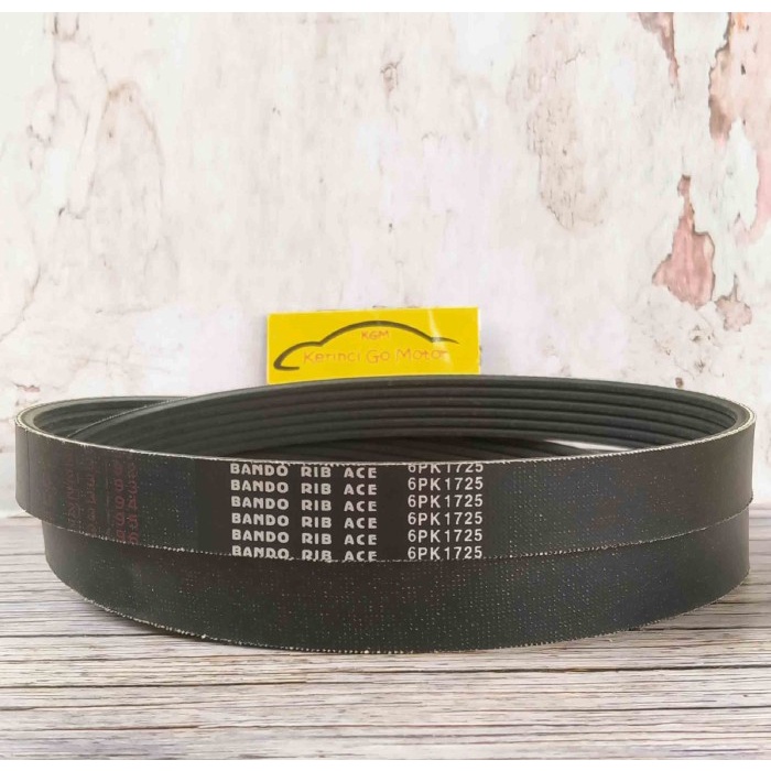 BANDO VAN BELT 6PK 1725 RIB BELT TALI KIPAS 6PK-1725 FAN BELT ALUR